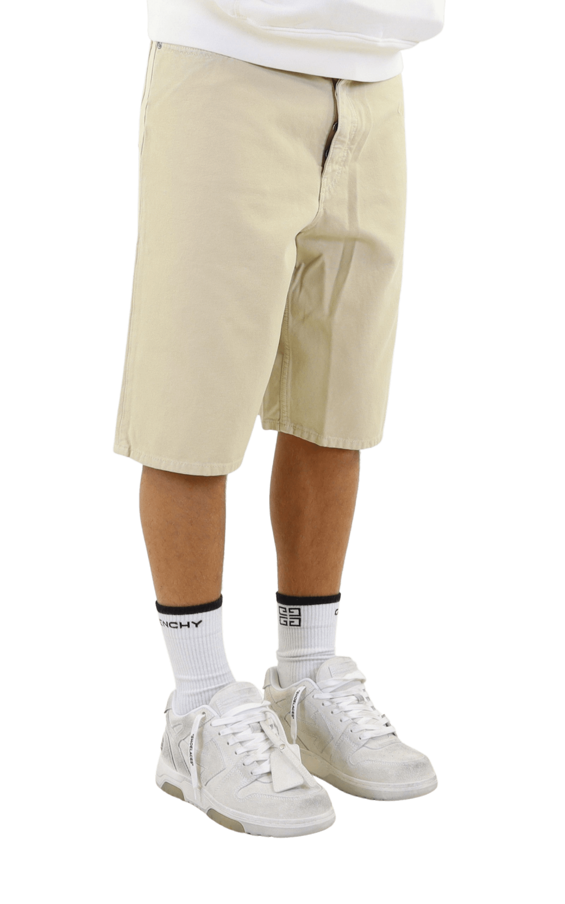 Heren Wave Off Canvas Utility Short