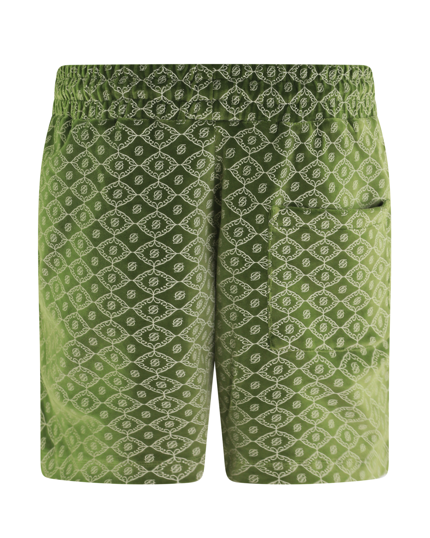 Heren Monogramme Short Groen