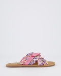Damen Braided Slipper Rosa