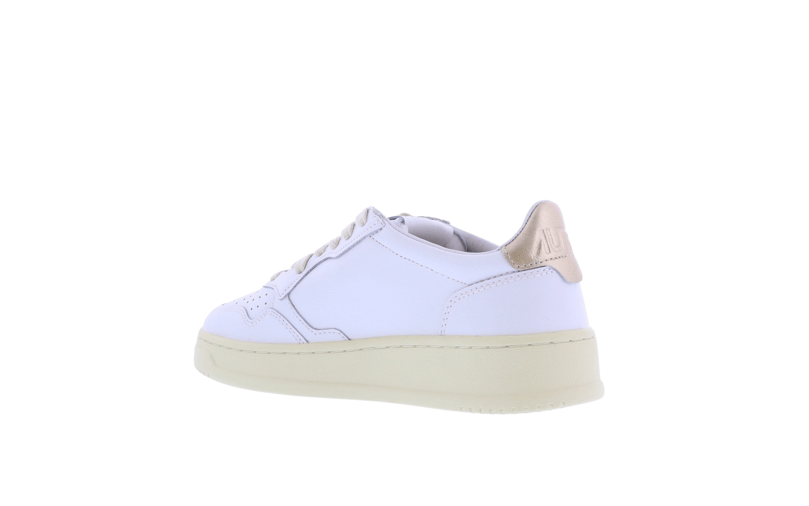 Dames Autry 01 Low wit/rosegoud