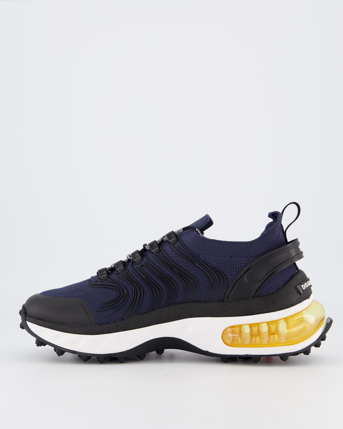 Heren Bubble Sneakers Zwart/Blauw