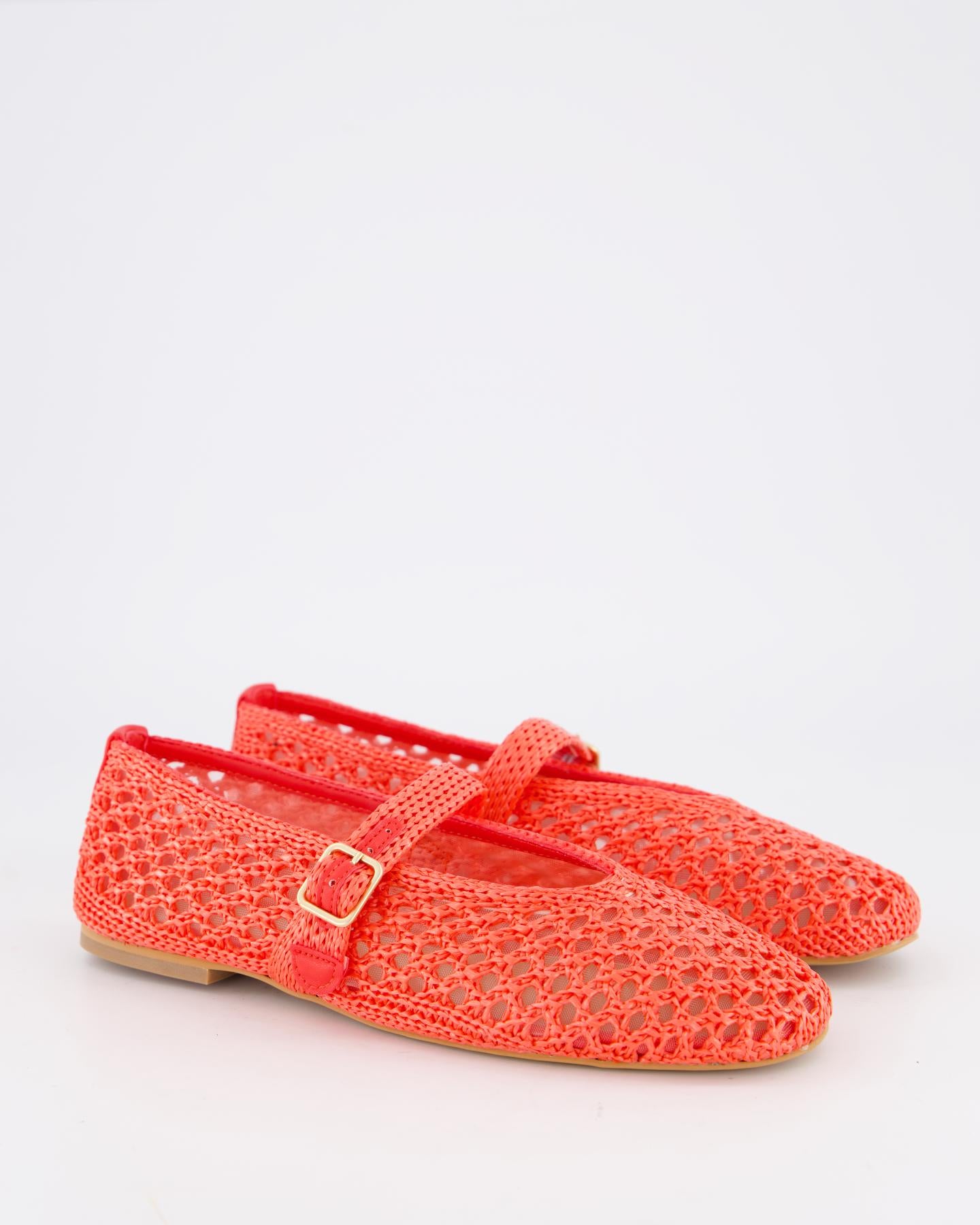 Dames Raffia Ballerina