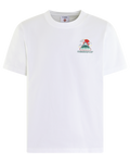 Herren Montagne Ondulée T-Shirt Weiß — huidige kleur