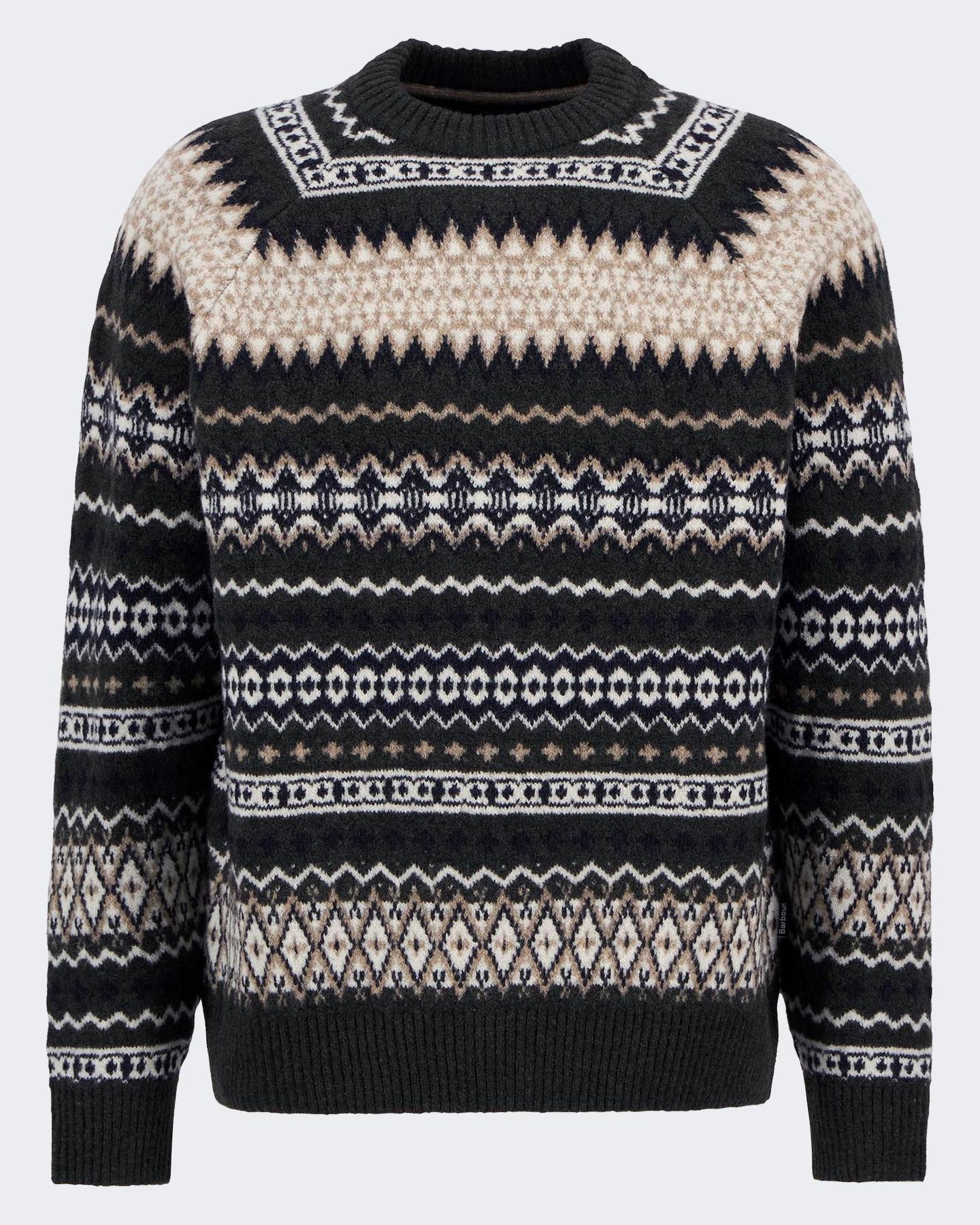 Heren Hase Brushed Fair Isle Sweater