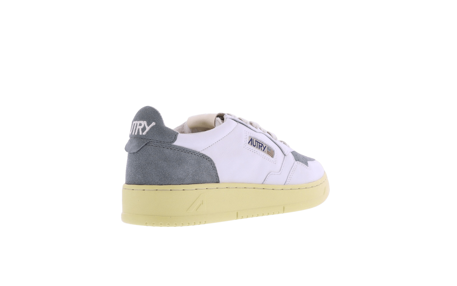 Heren Autry 01 Low suede/leer wit/gr