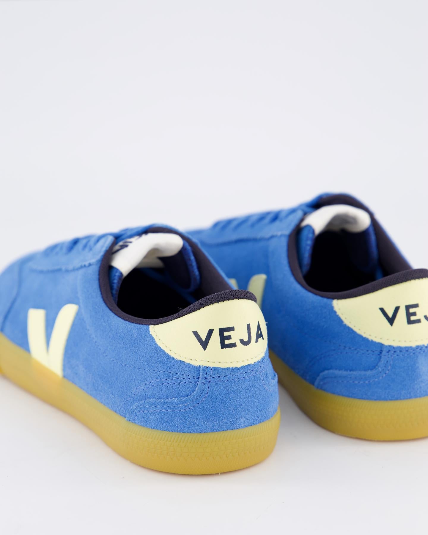 Dames Volley Suede Sneaker Blauw