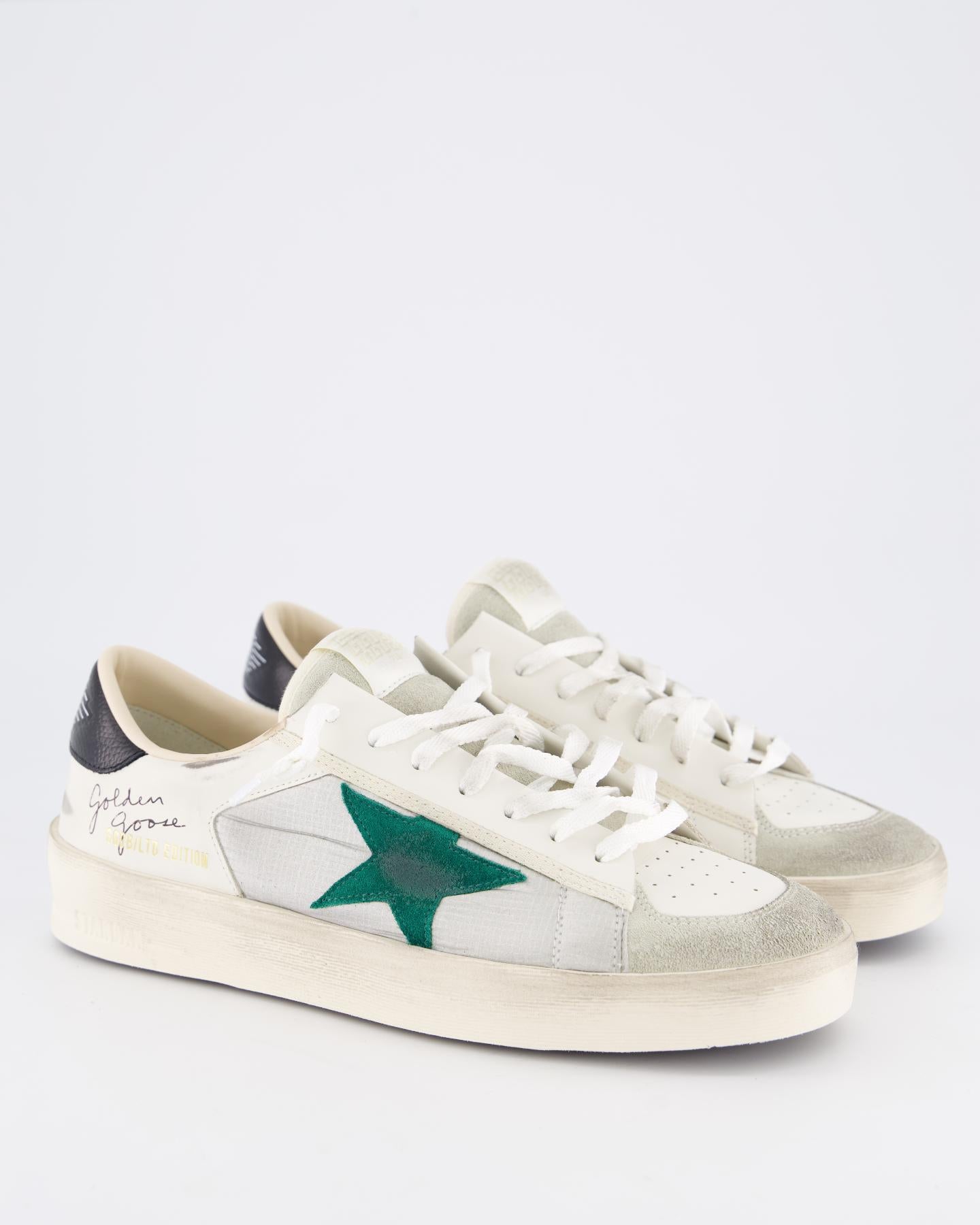 Heren Stardan Sneaker Wit/Groen