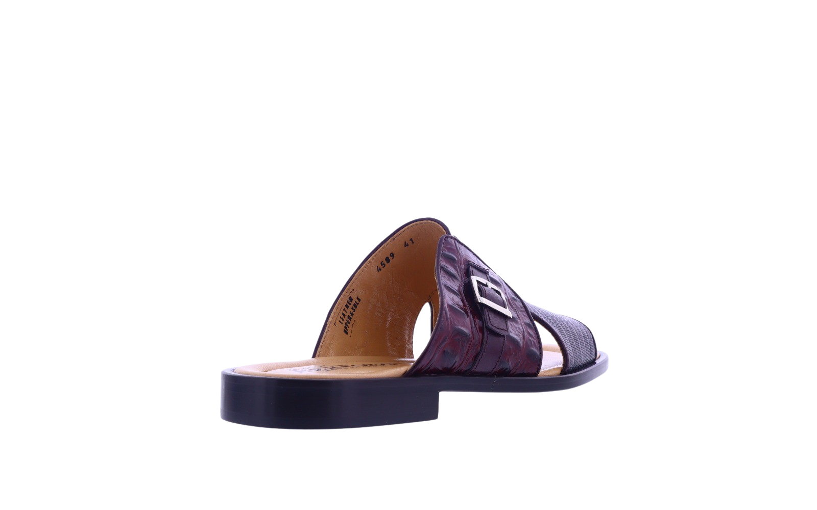 Heren Bertozzi Slipper Zwart/Bruin