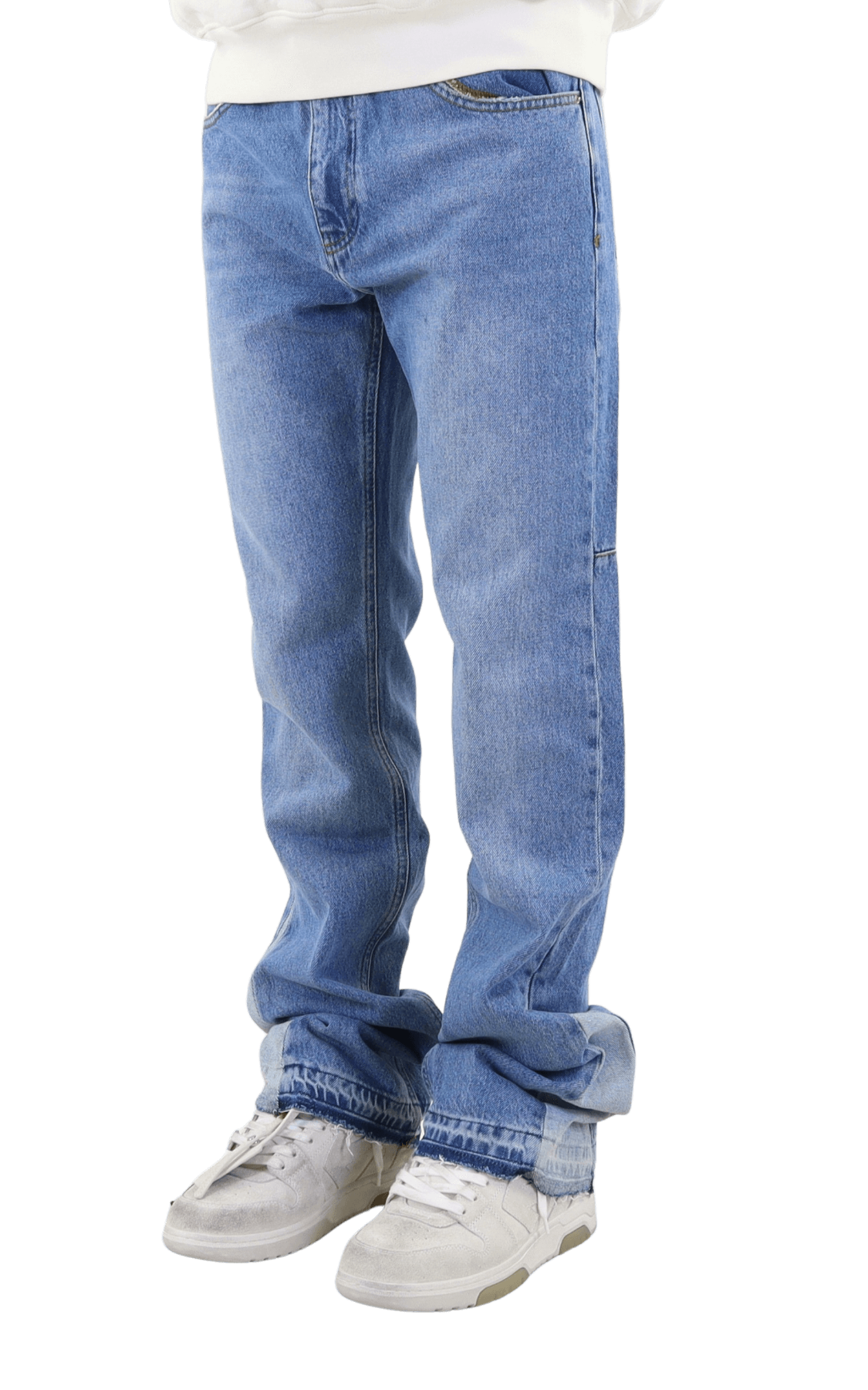 Heren Flared Straight Jeans