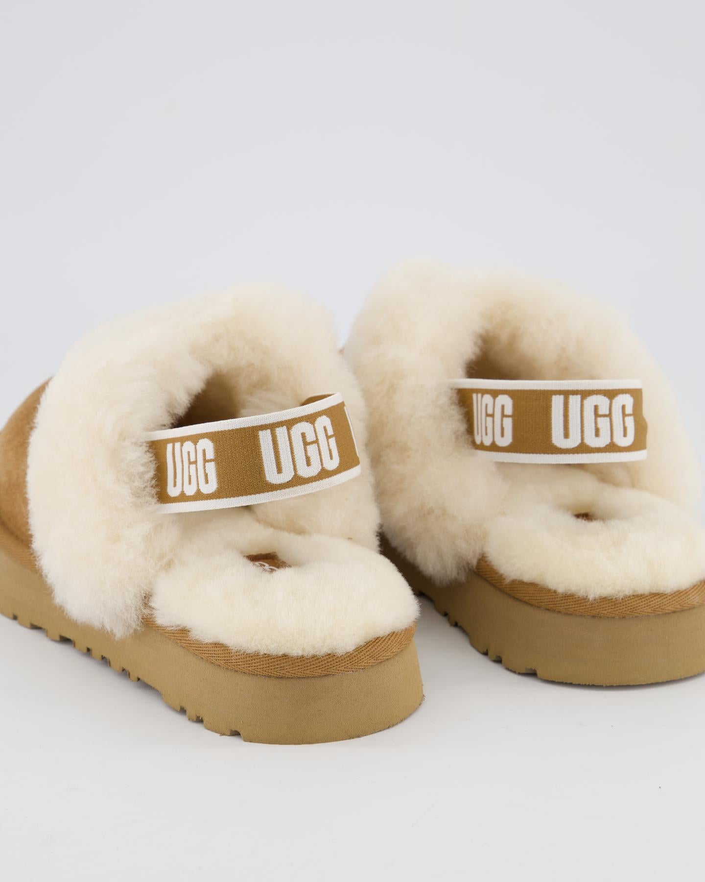 UGG Kids Funkette Sandaal Chestnut – foto 5