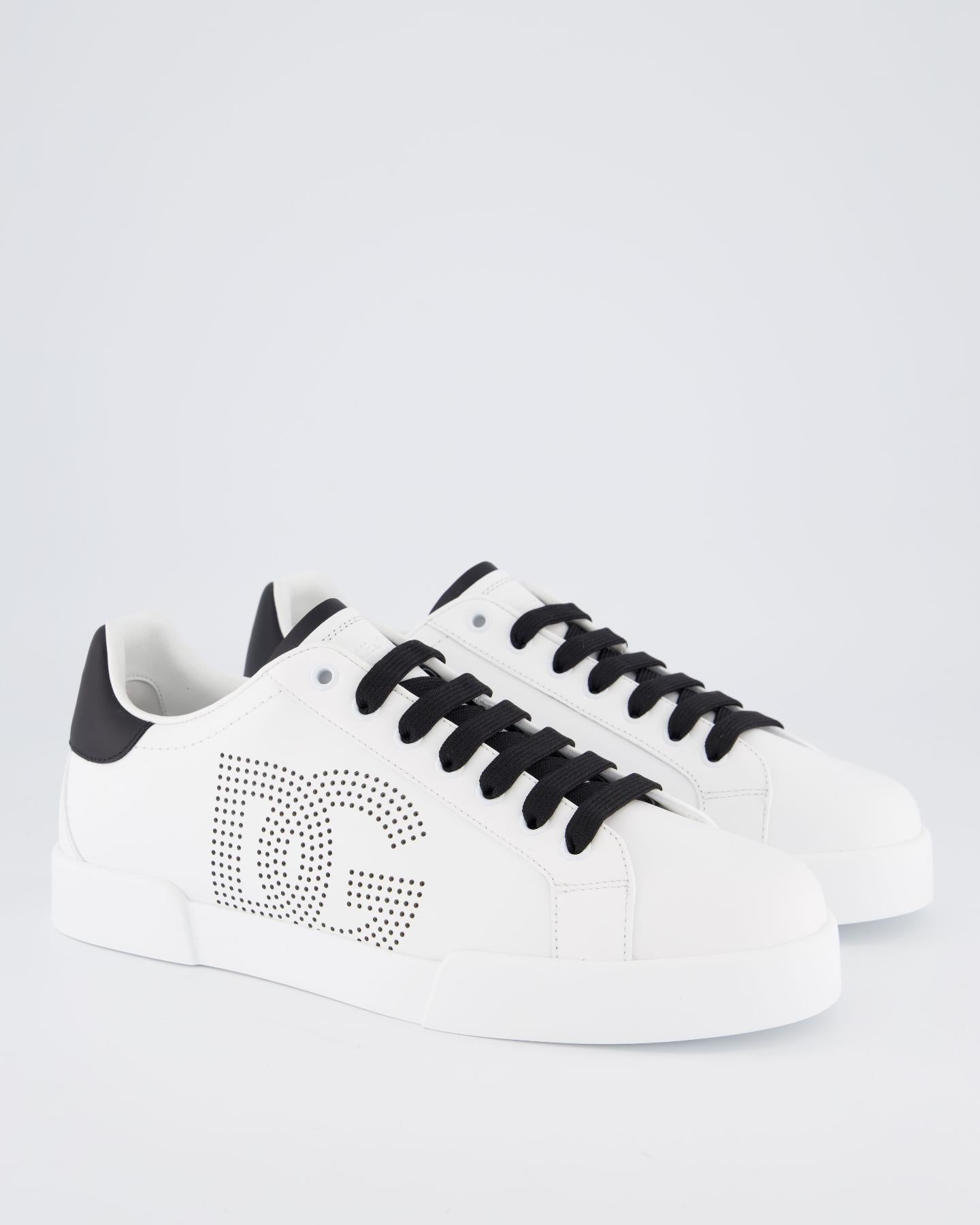 Heren Portofino Sneaker Wit/Zwart