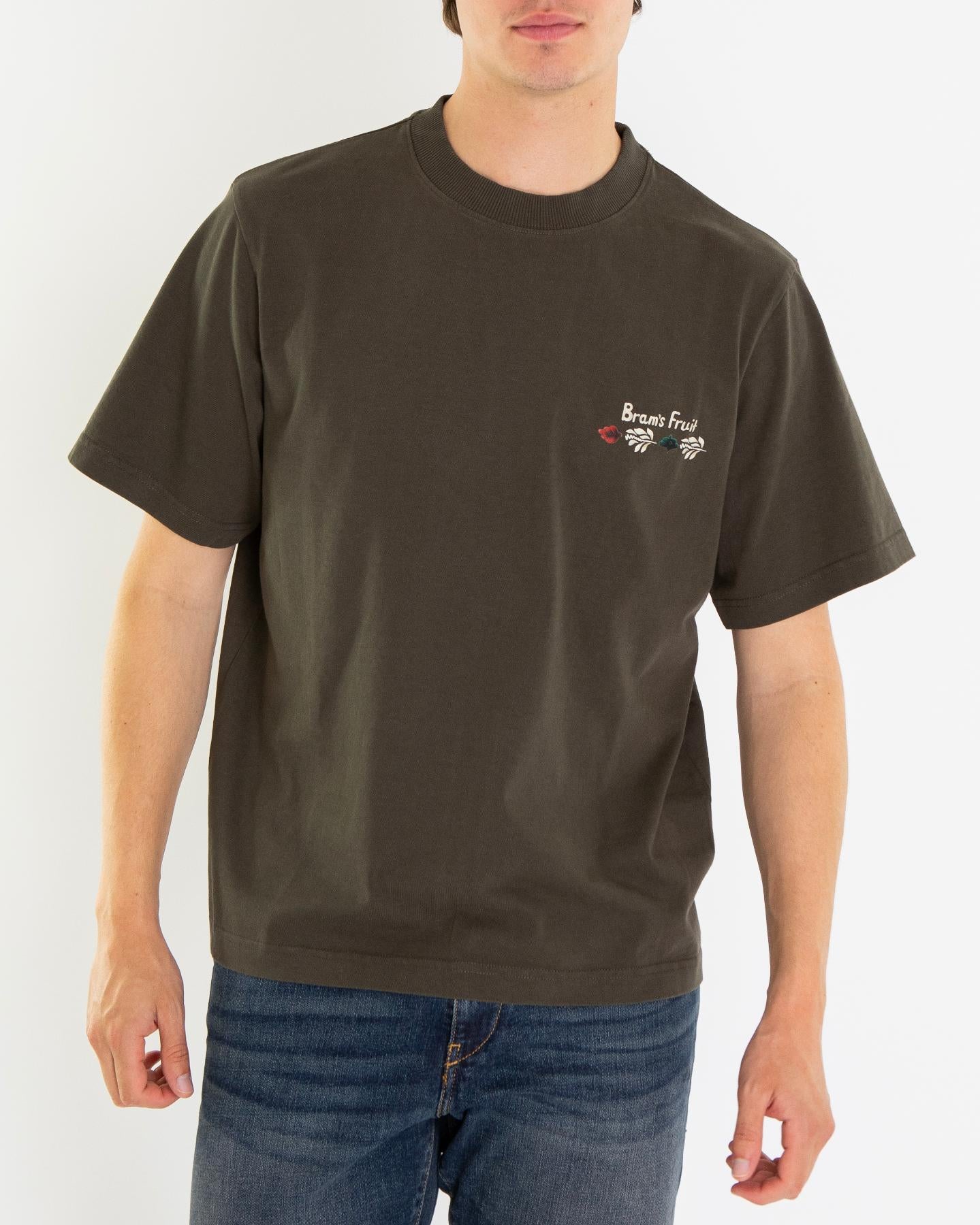 Heren Flora T-Shirt Zwart