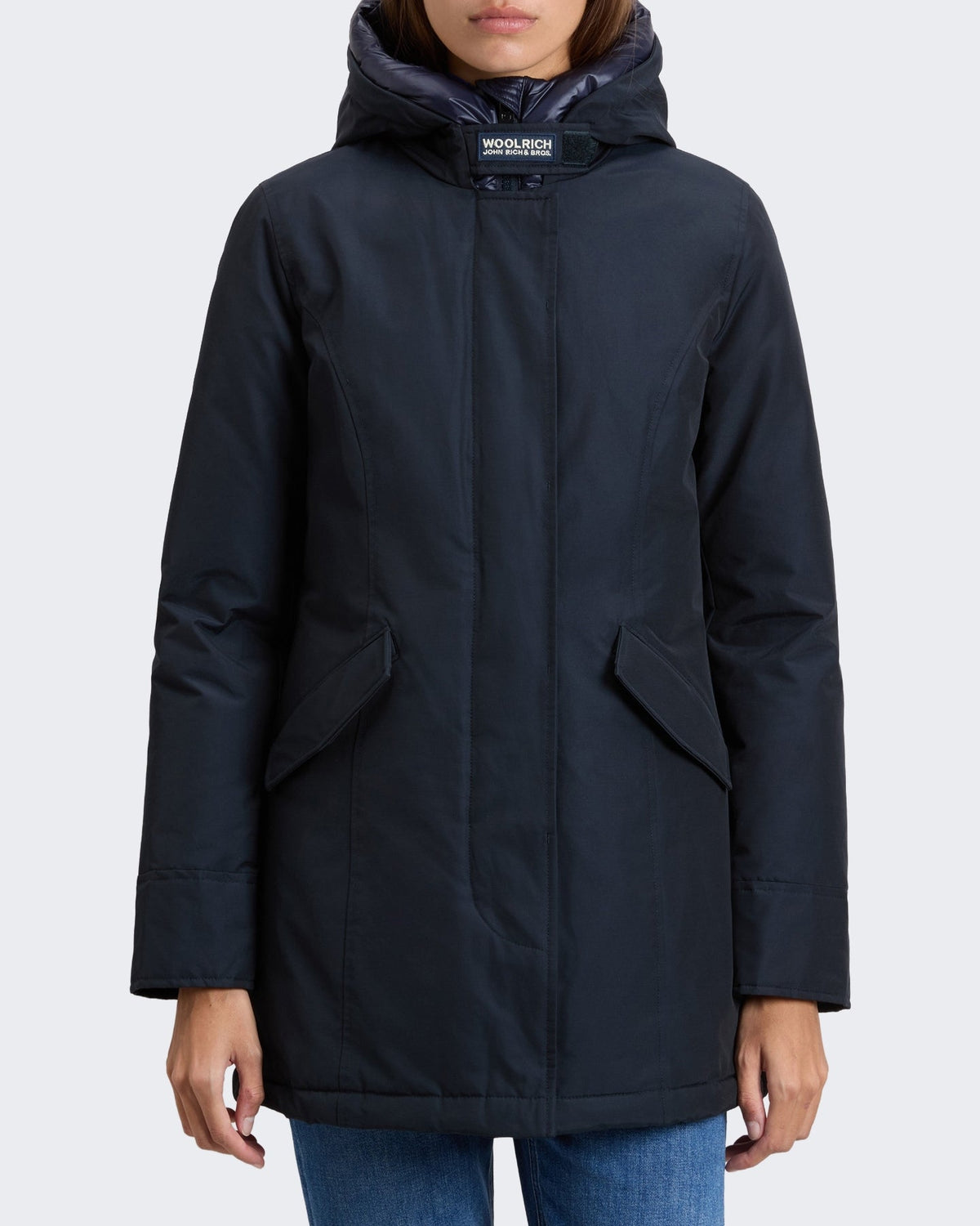 Woolrich Dames Arctic Parka winterjas met capuchon Blauw - Eleganza.nl