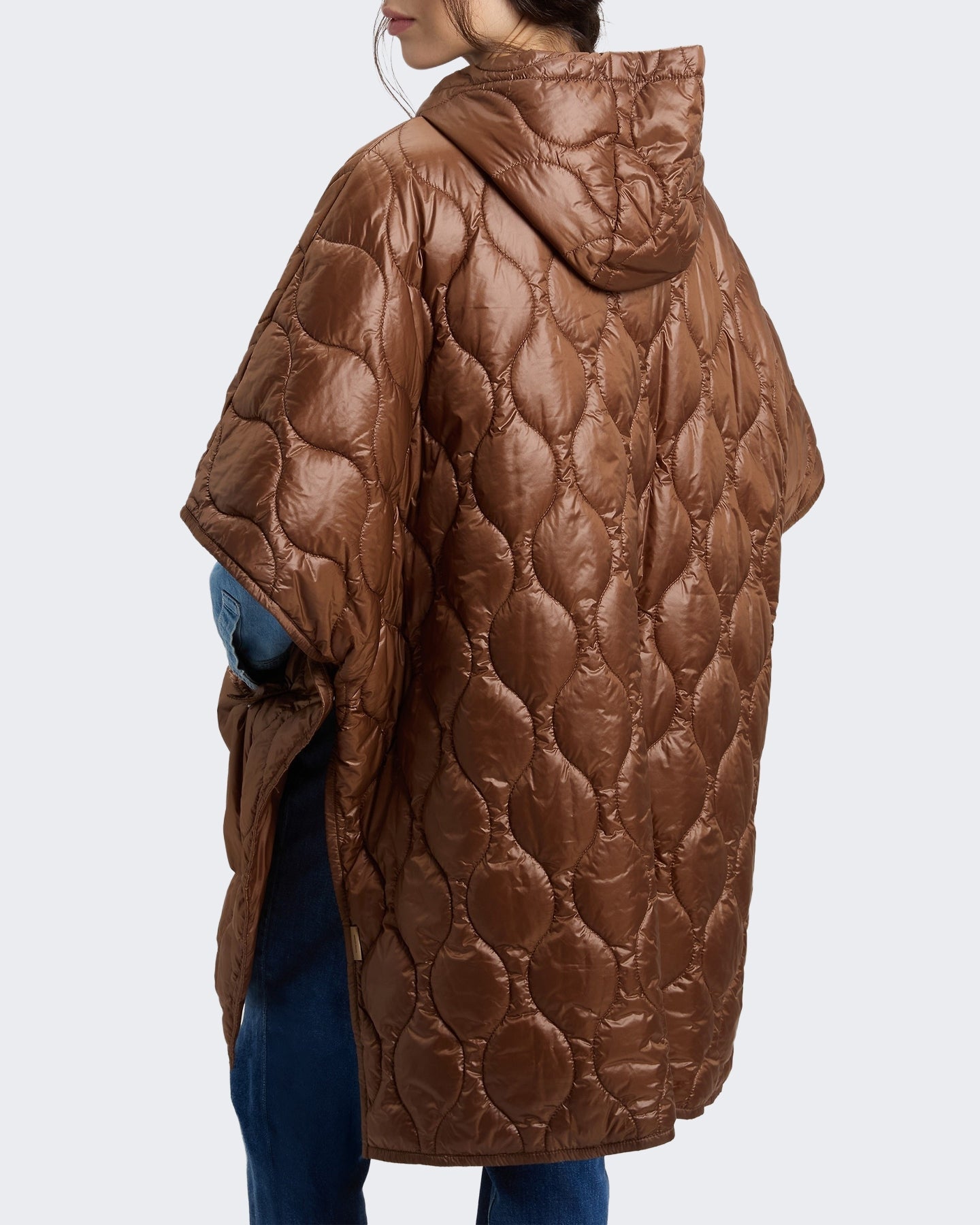 Woolrich Dames Light nylon cape Beige - Eleganza.nl