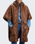Damen Light nylon cape Beige