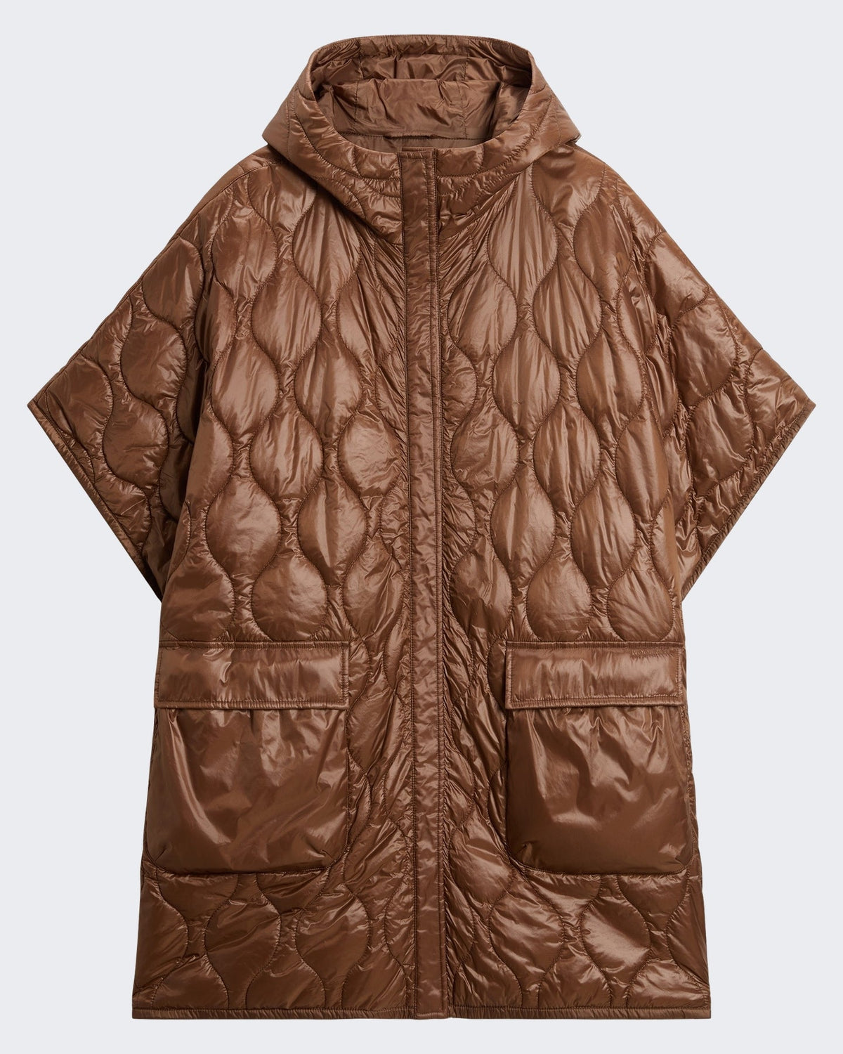Woolrich Dames Light nylon cape Beige - Eleganza.nl