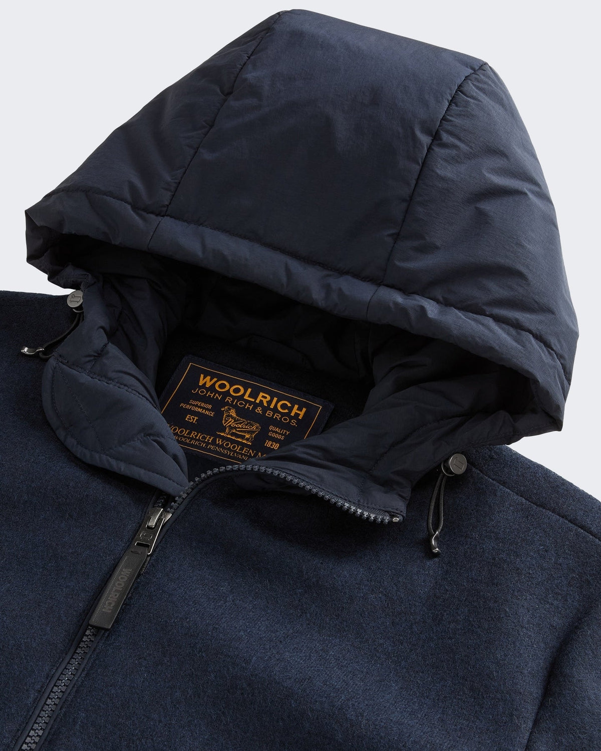 Woolrich Heren Gebreid wollen Pacific jack Blauw - Eleganza.nl