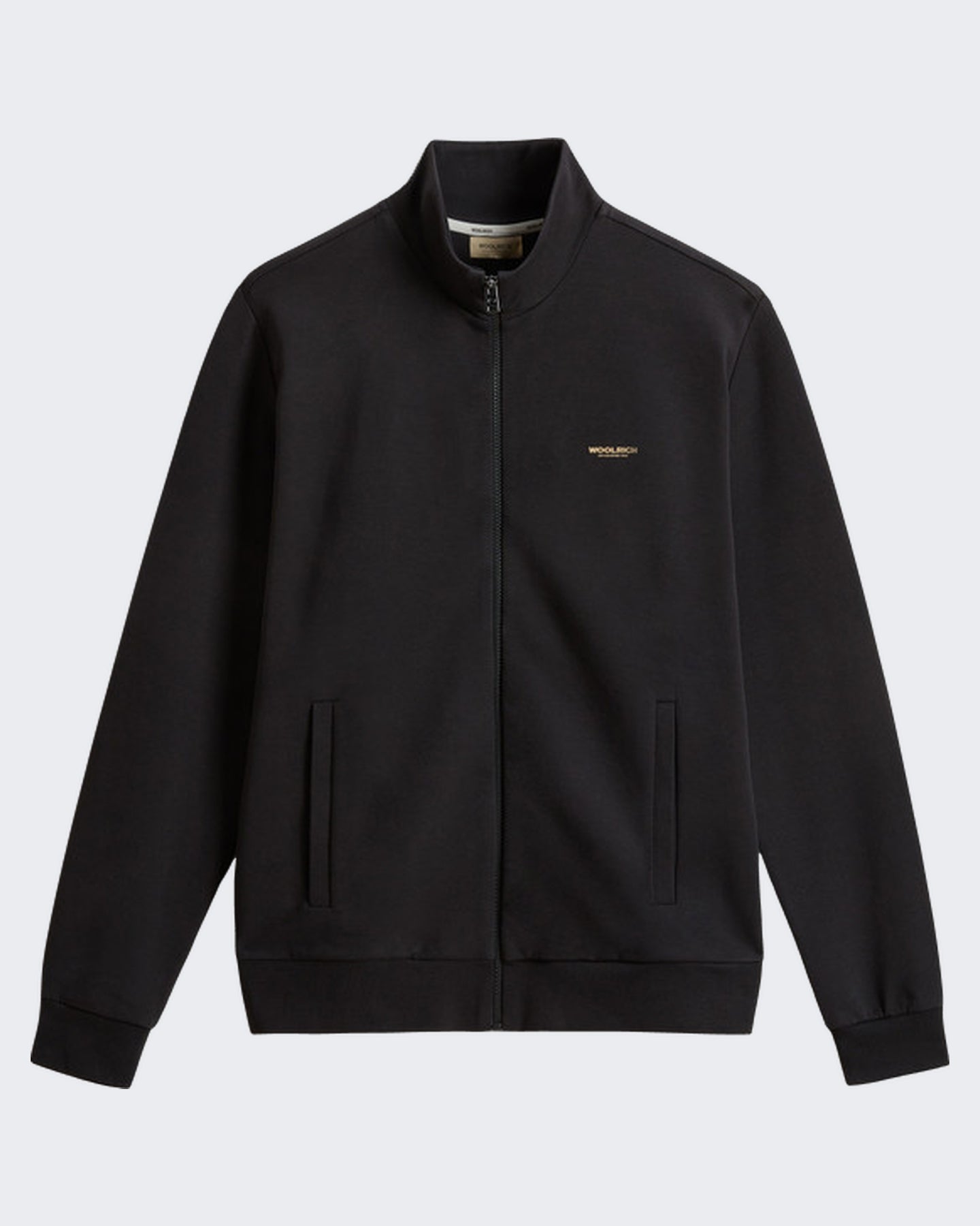 Woolrich Heren Logo interlock trui Zwart - Eleganza.nl