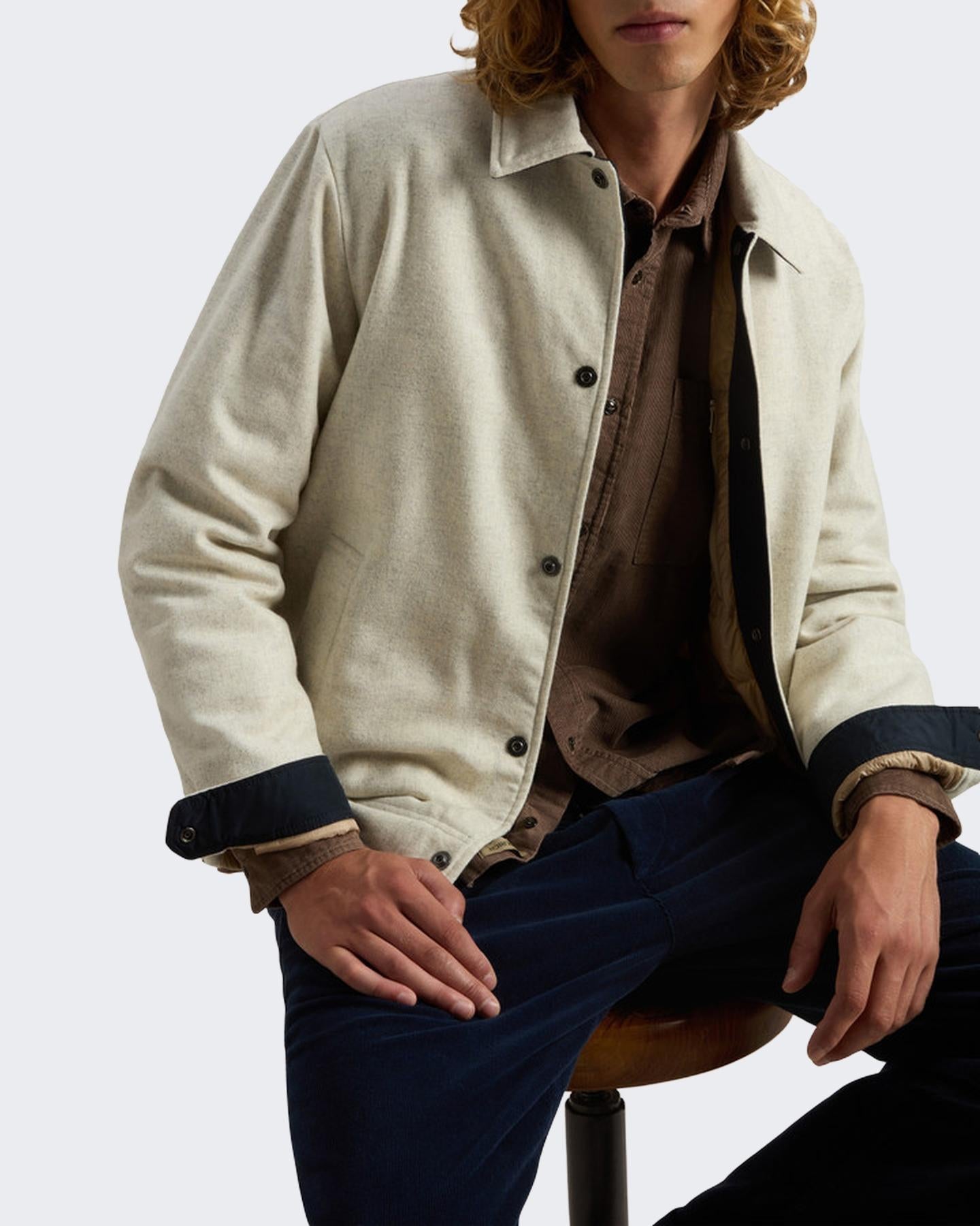 Woolrich Heren Wool Keating Shirt Jacket - Eleganza.nl