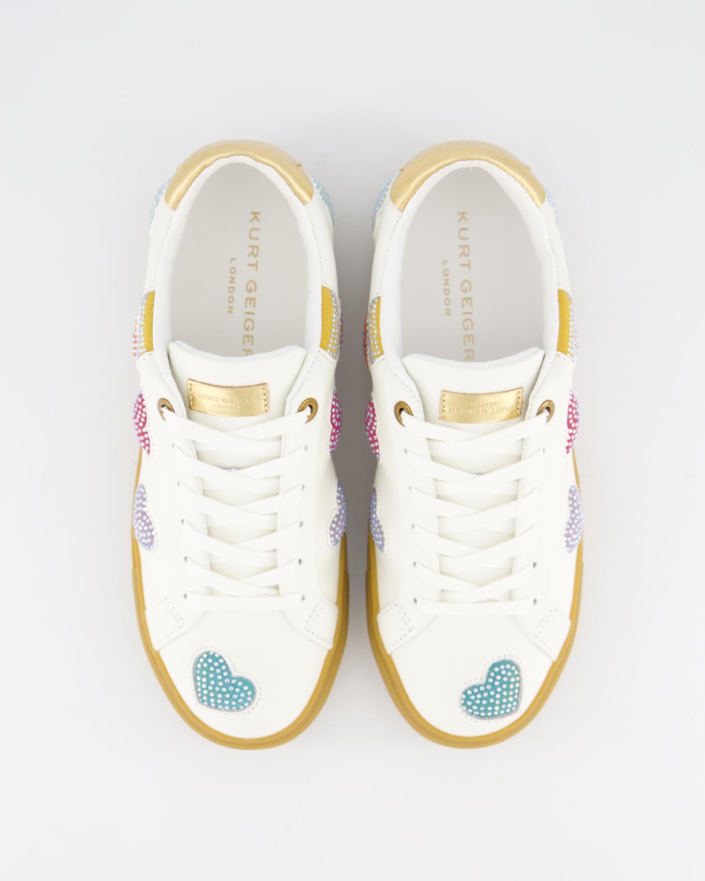 Dames Lane Love Sneaker Wit