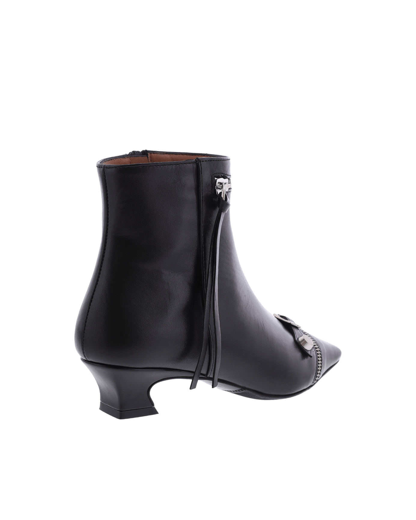 Dames Troncheto Leer Zwart