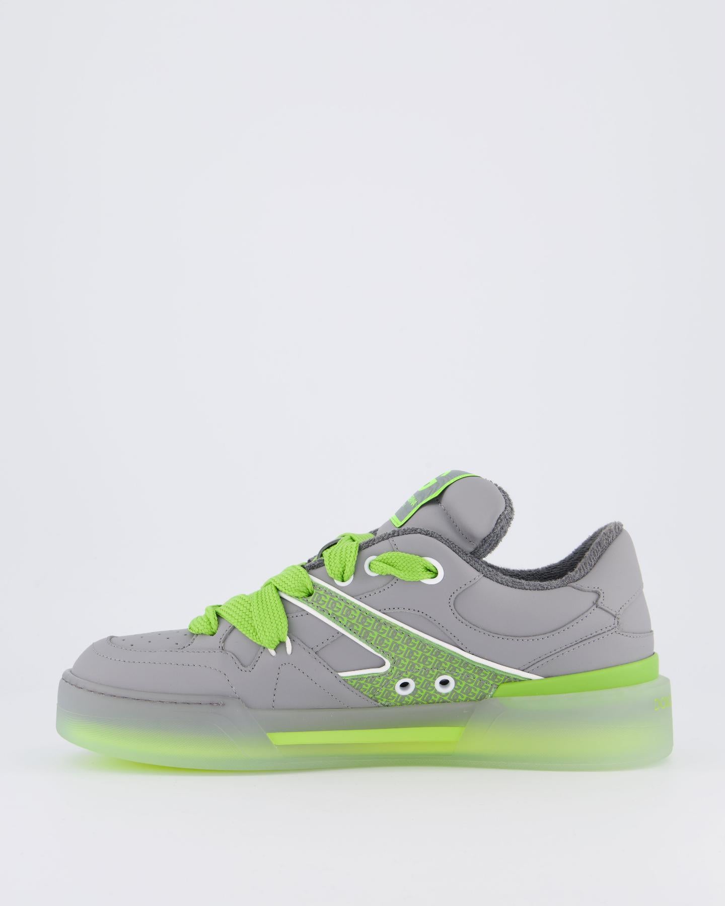 Heren New Roma Sneaker Grijs/Groen