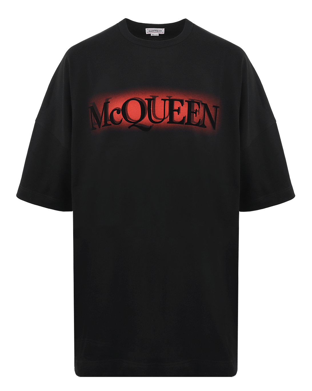 Heren Glow Logo T-shirt Zwart