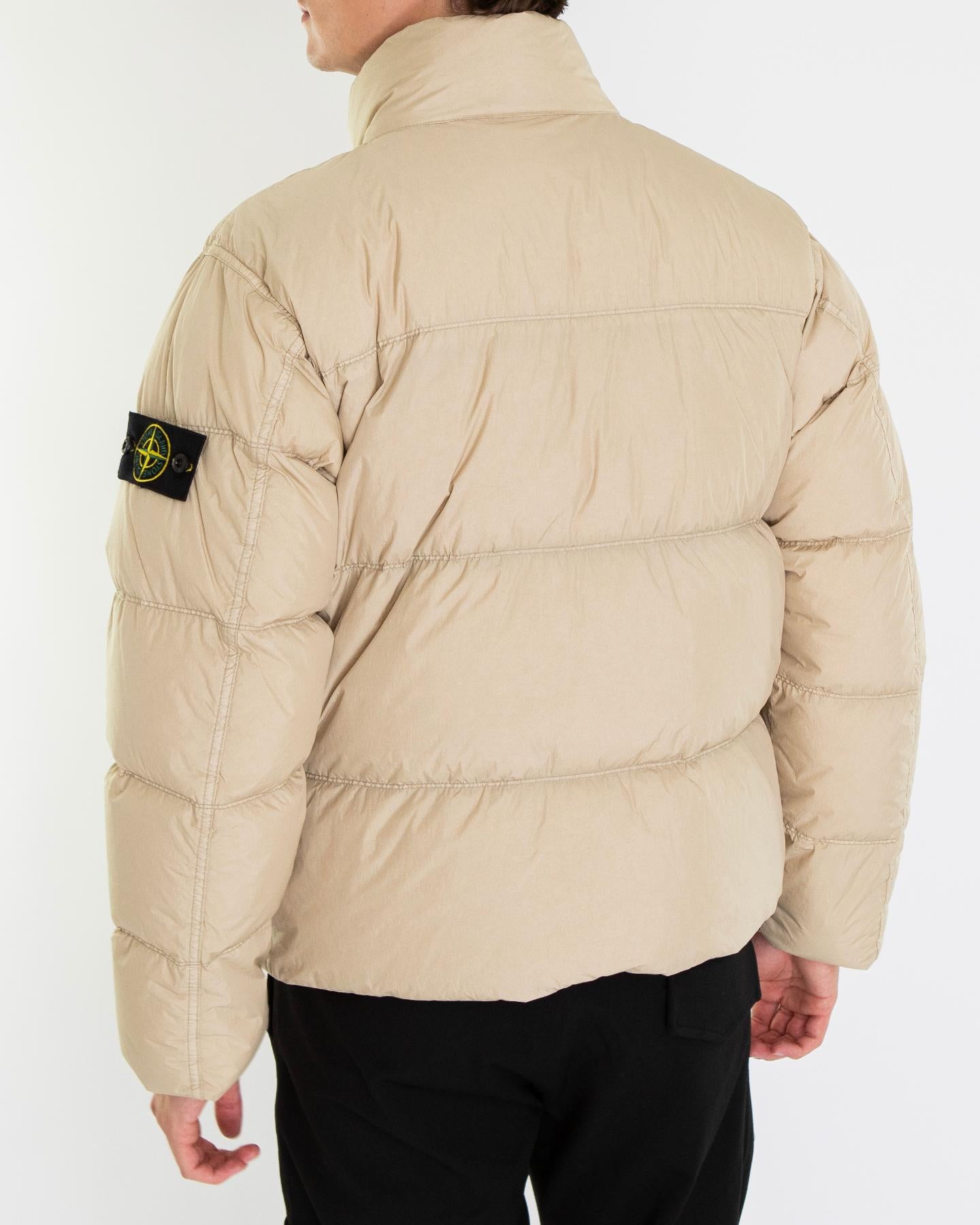 Heren Bomber Jacket Beige
