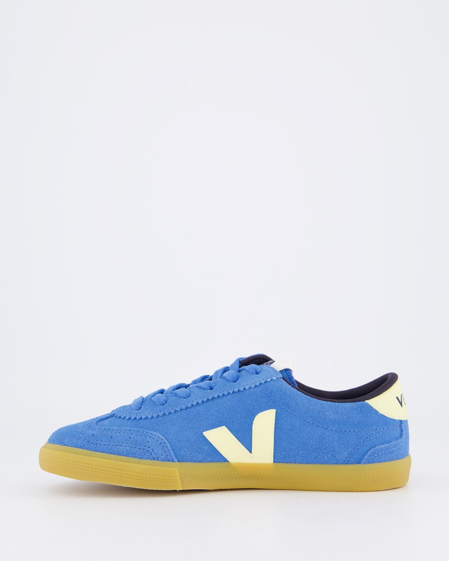 Dames Volley Suede Sneaker Blauw