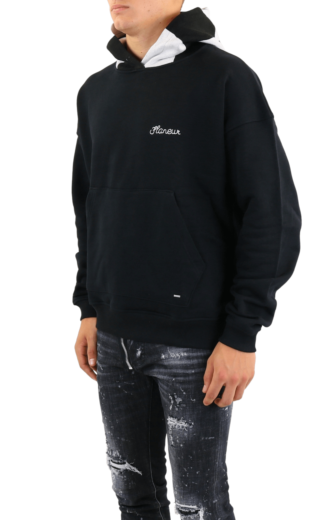 Heren Knitted Hood Hoodie