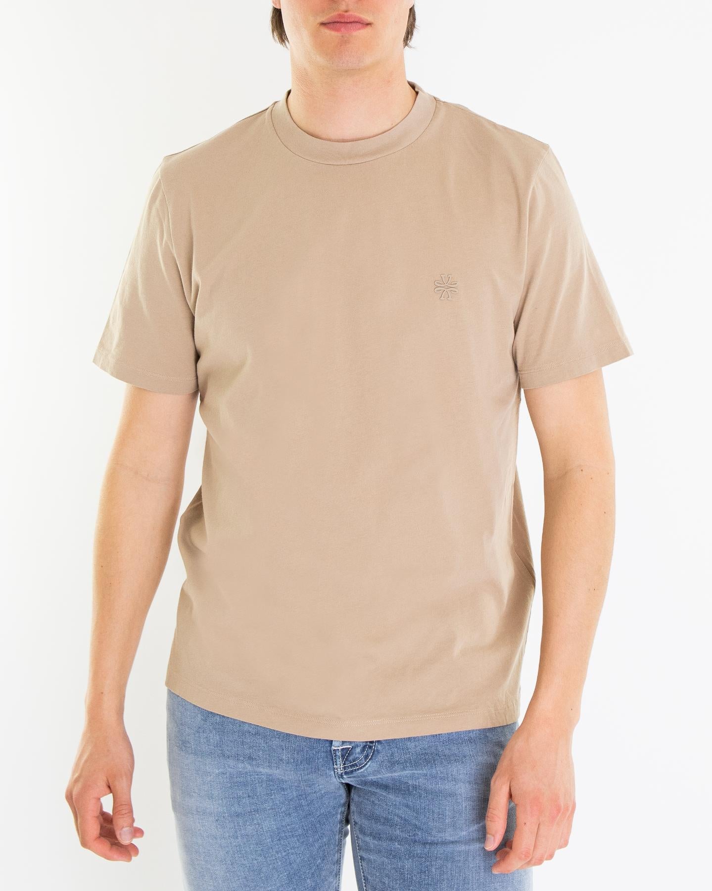 Heren GirocolloCostina T-Shirt Beige