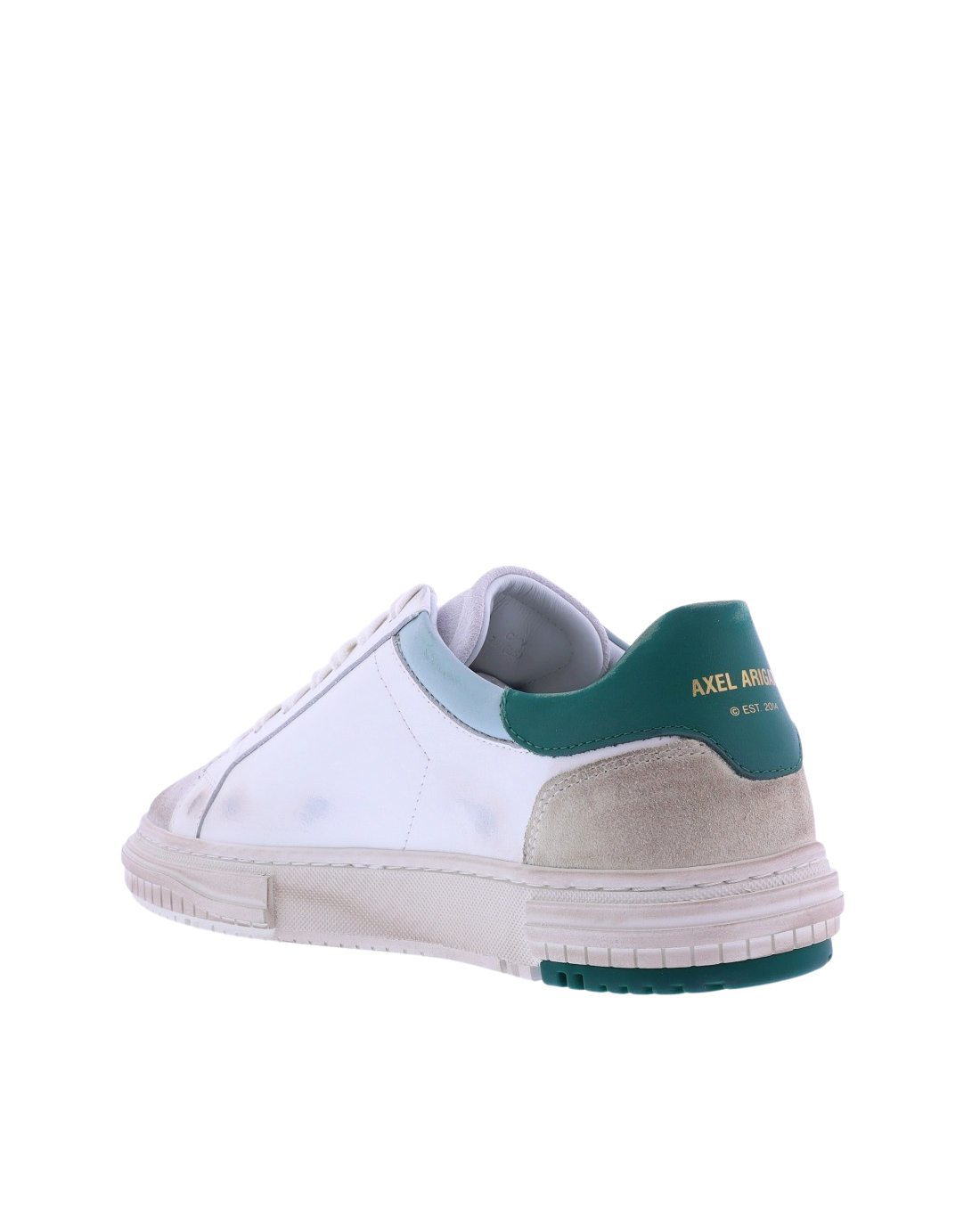 Heren Atlas Distressed Sneaker Wit