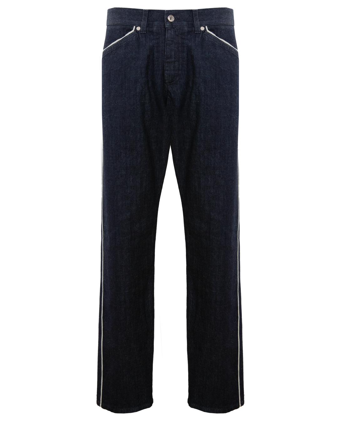Heren Selvedge Denim Brandedtag Blau