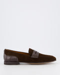 DG Plaque Herren-Loafer, braun
