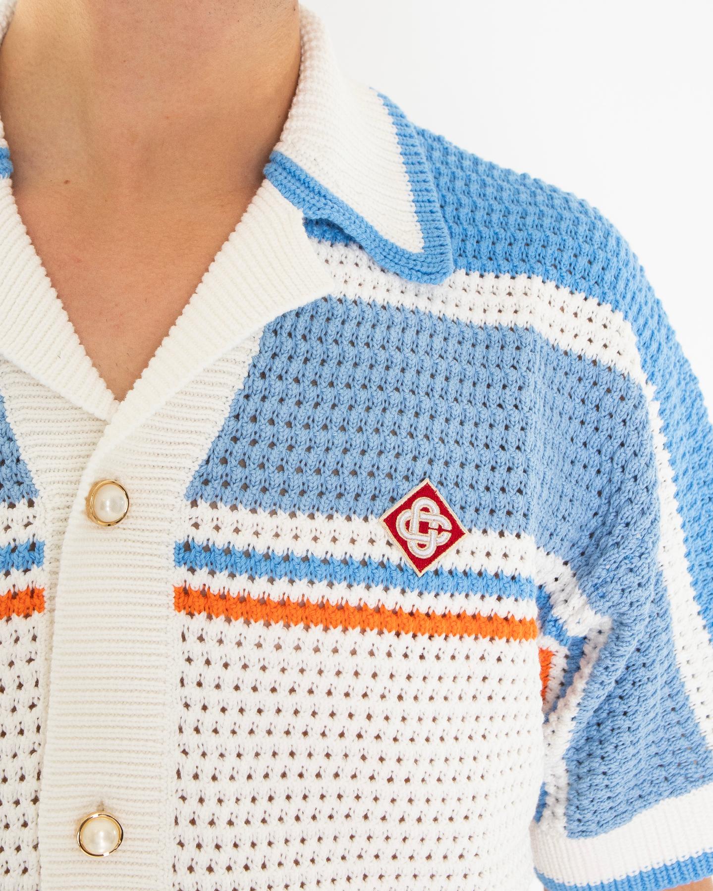 Heren Crochet Shirt