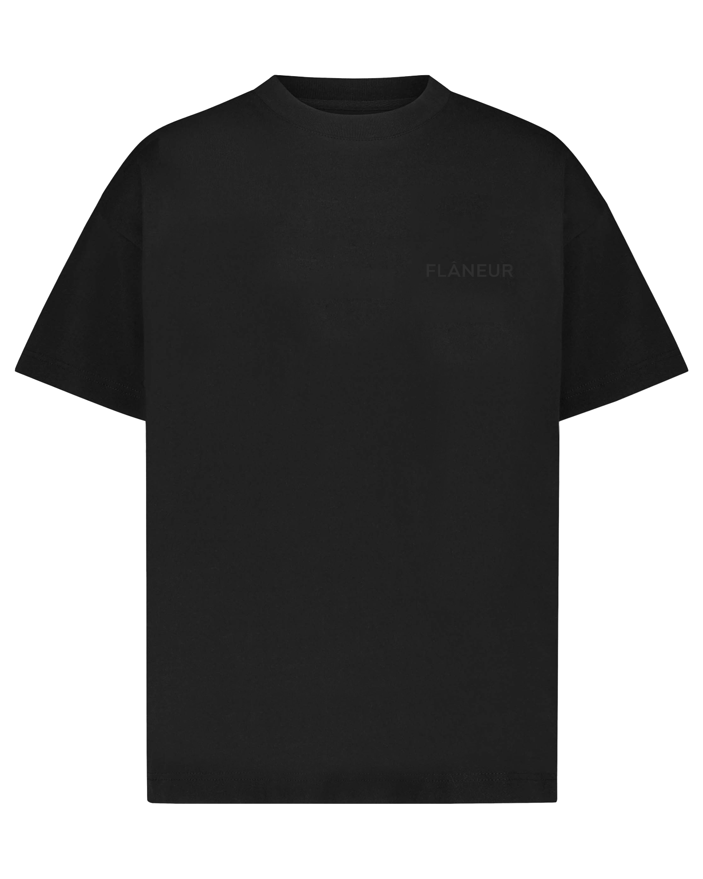 Heren Tonal Logo T-Shirt Zwart