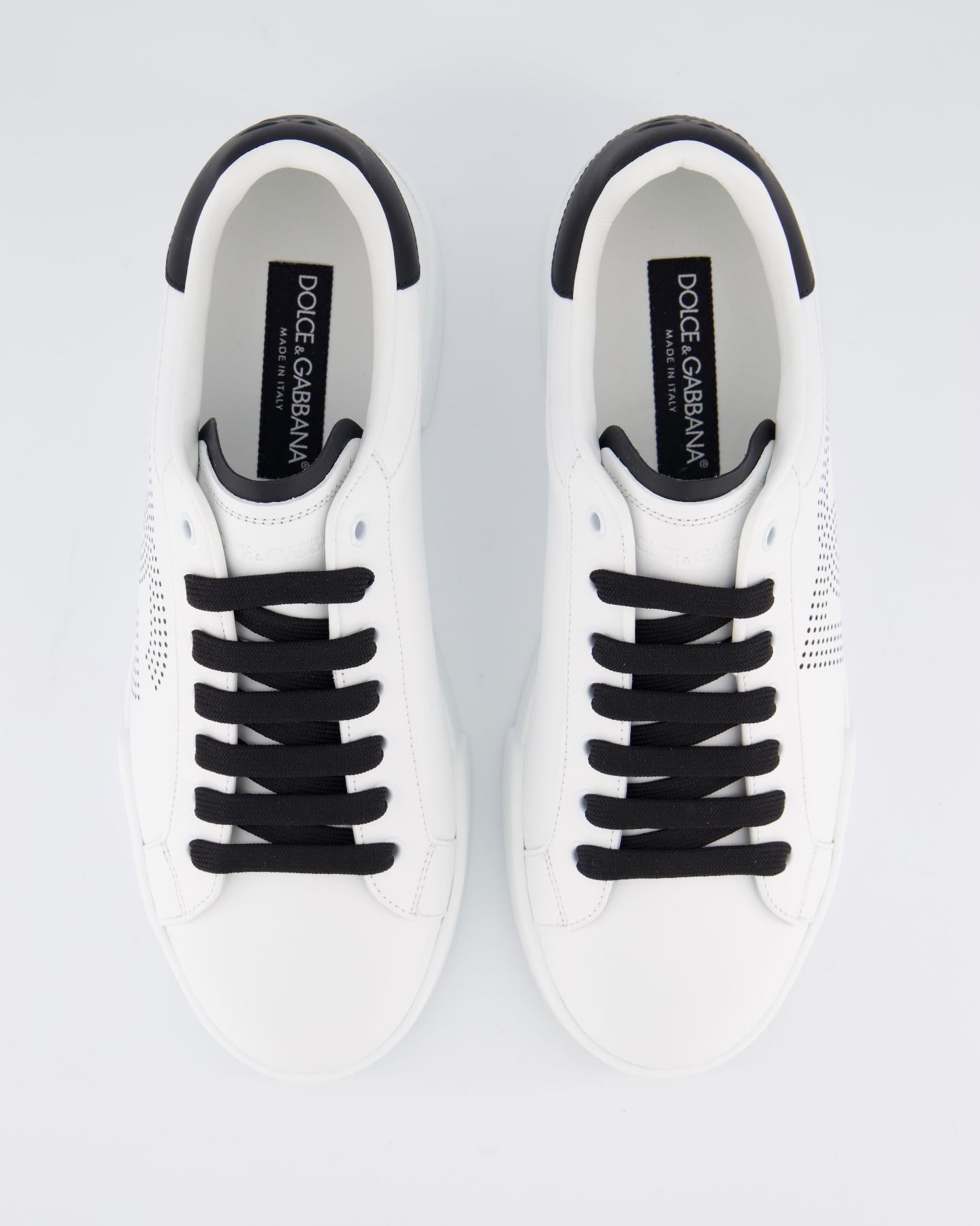 Heren Portofino Sneaker Wit/Zwart