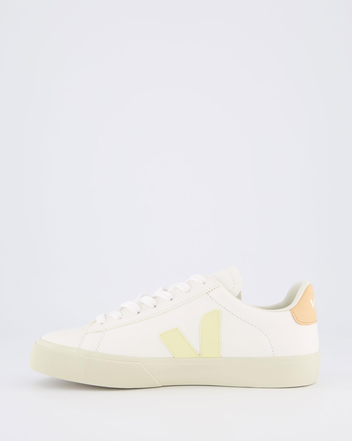 Dames Campo Sneaker Leer Wit/Sunset