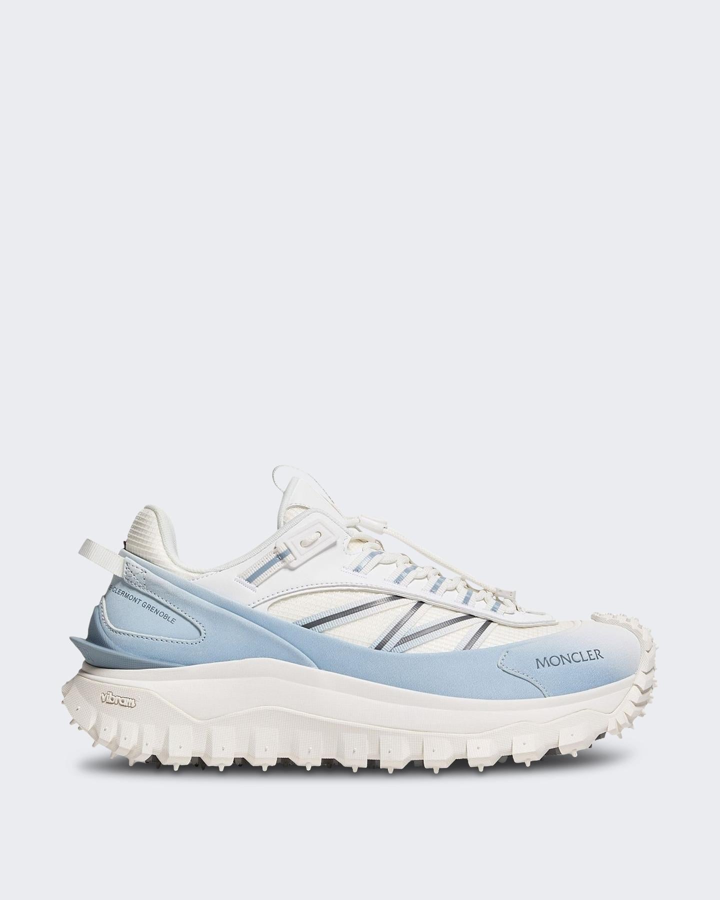 Moncler Heren Trailgrip Sneaker Wit/Blauw