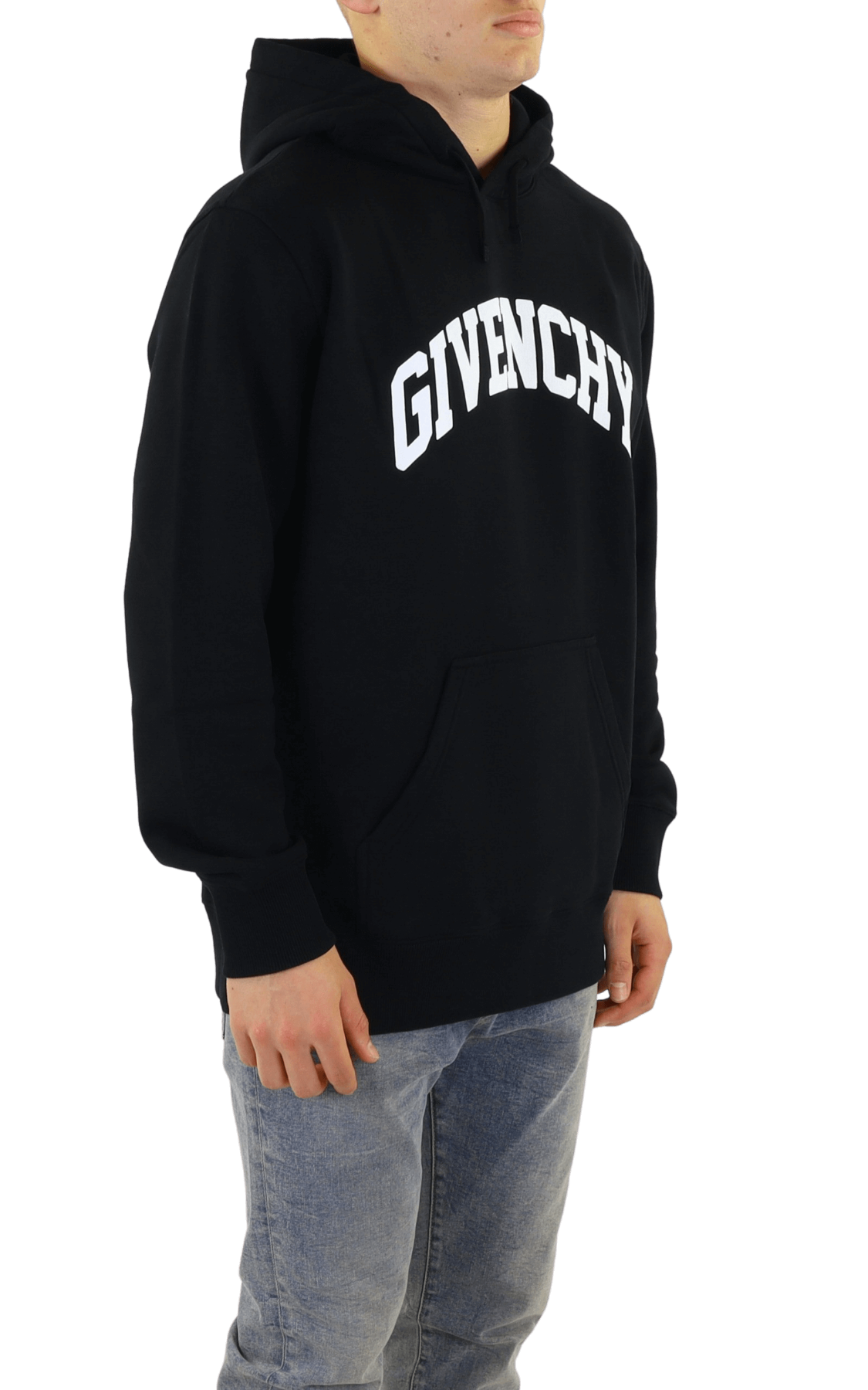 Heren Classic Fit Hoodie Zwart
