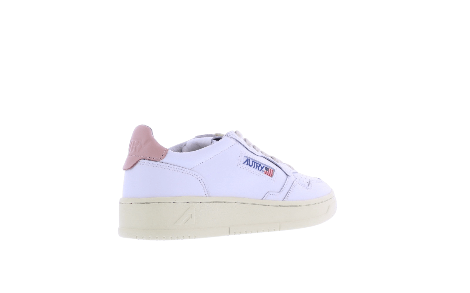 Dames Autry 01 Low wit/roze