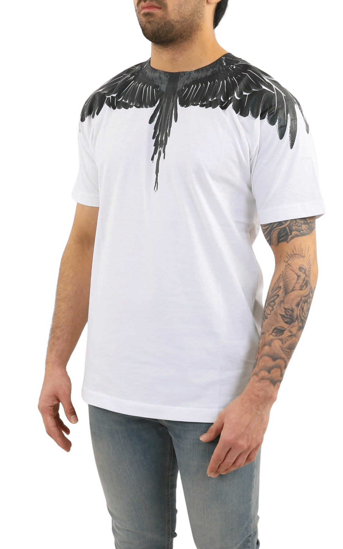Heren Icon Wings Regular T-Shirt Whi
