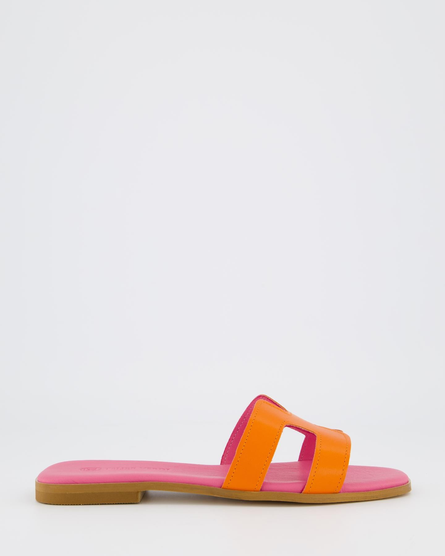 Dames Joy Slippers Oranje/Fuxia