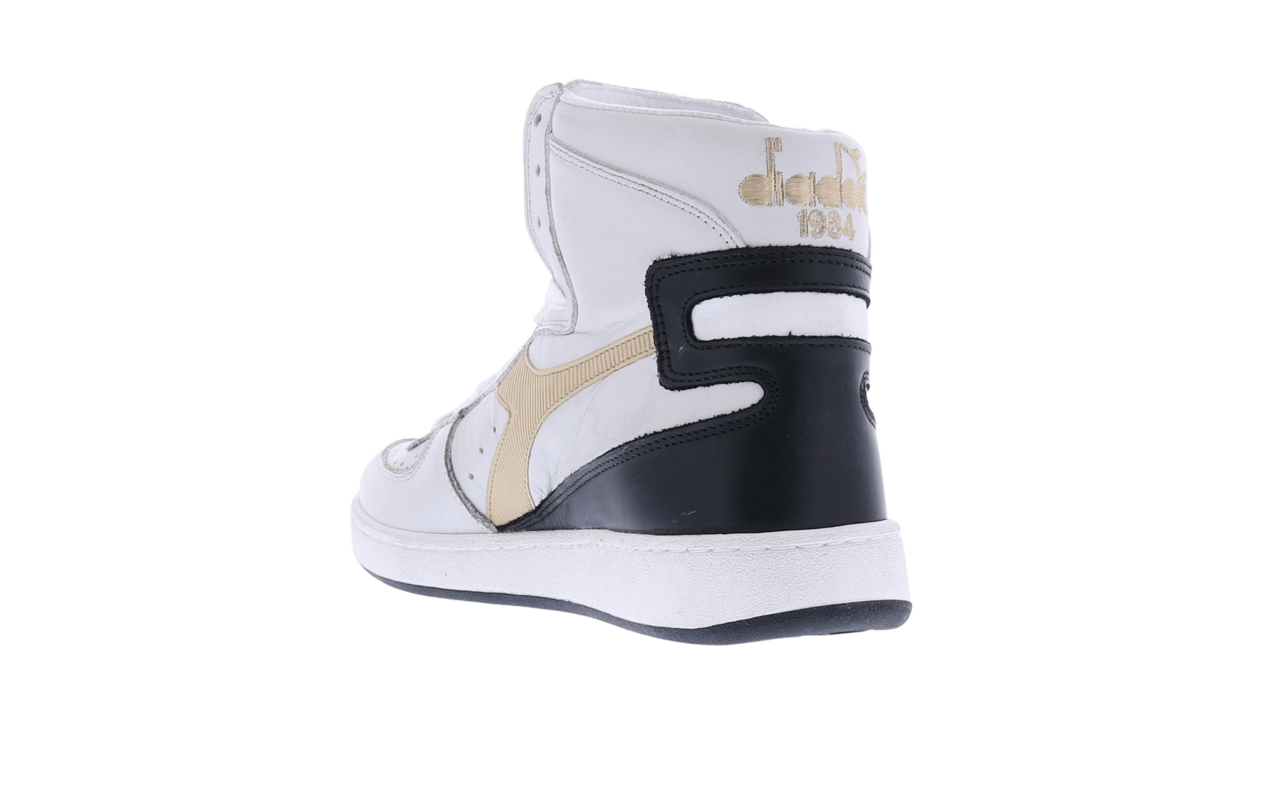 Heren Mi Basket Used Wit/Zwart