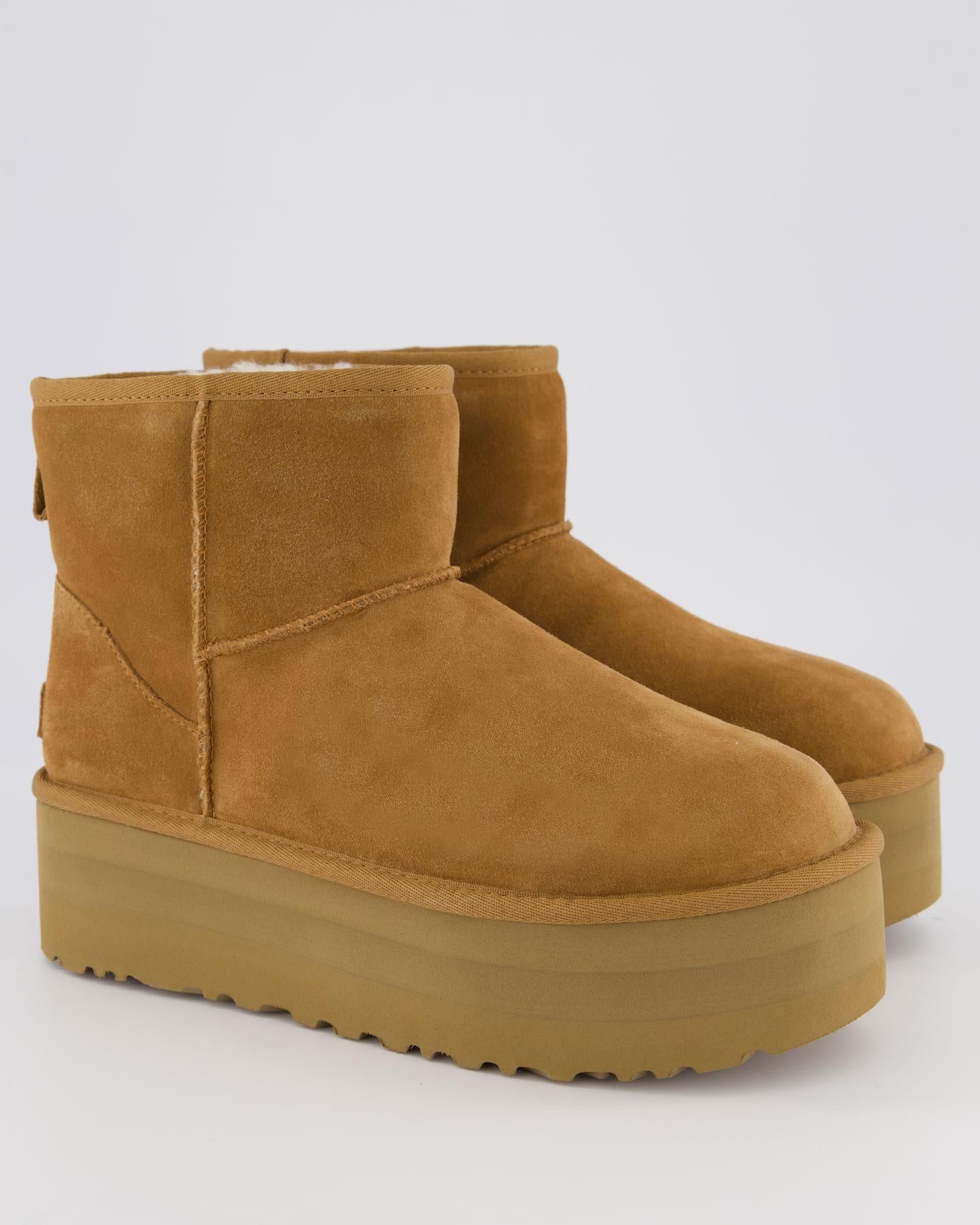 Dames Classic Mini Platform Chestnut