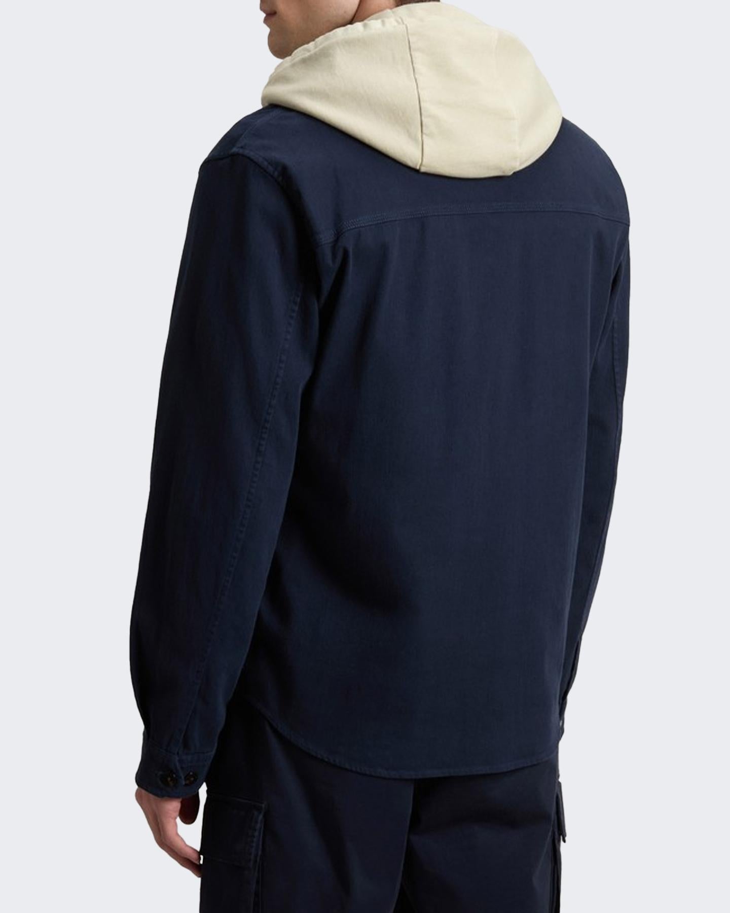 Heren Linen Blend Safari Overshirt G