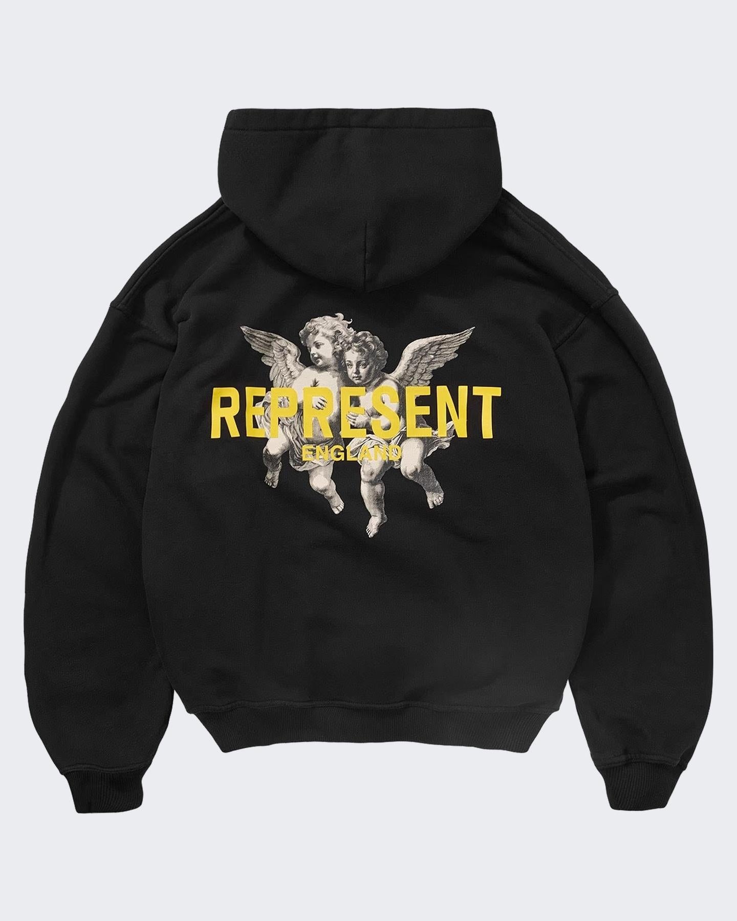 Heren Legacy Cherubs Hoodie Zwart