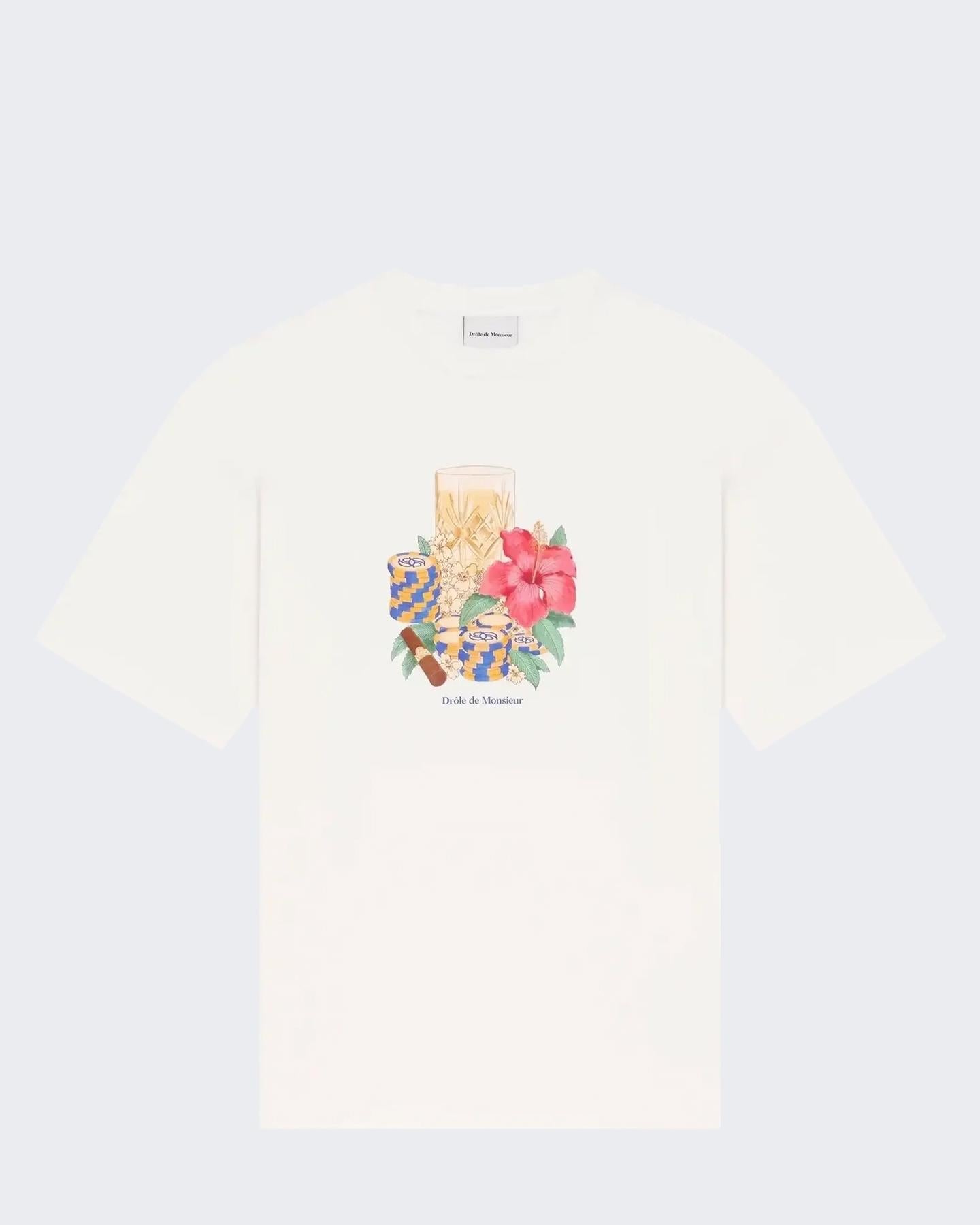 Heren T-Shirt Hibiscus Club