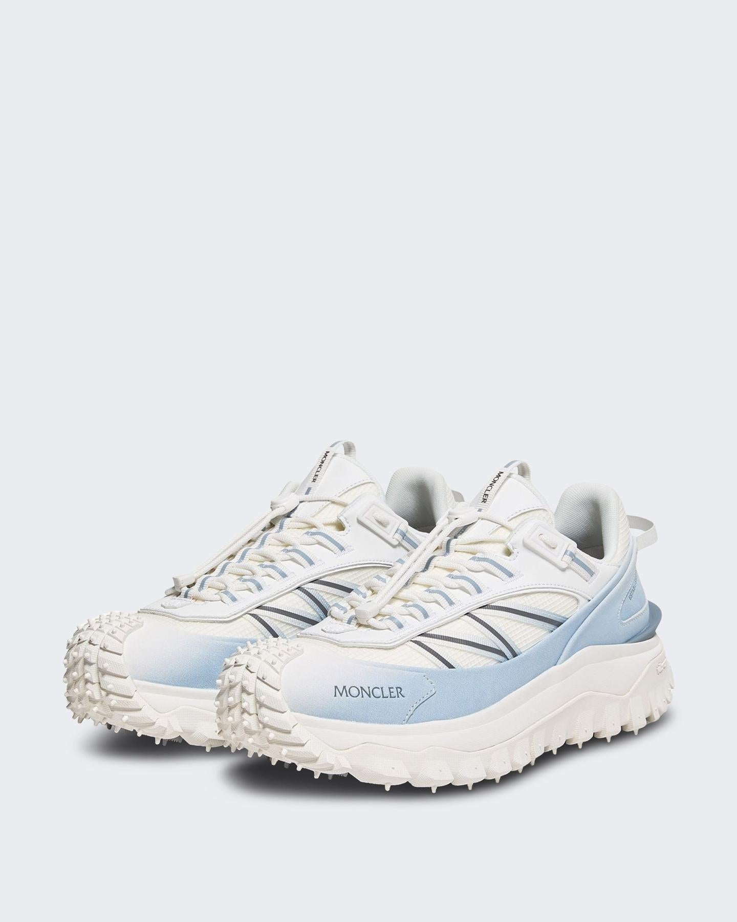 Moncler Heren Trailgrip Sneaker Wit/Blauw