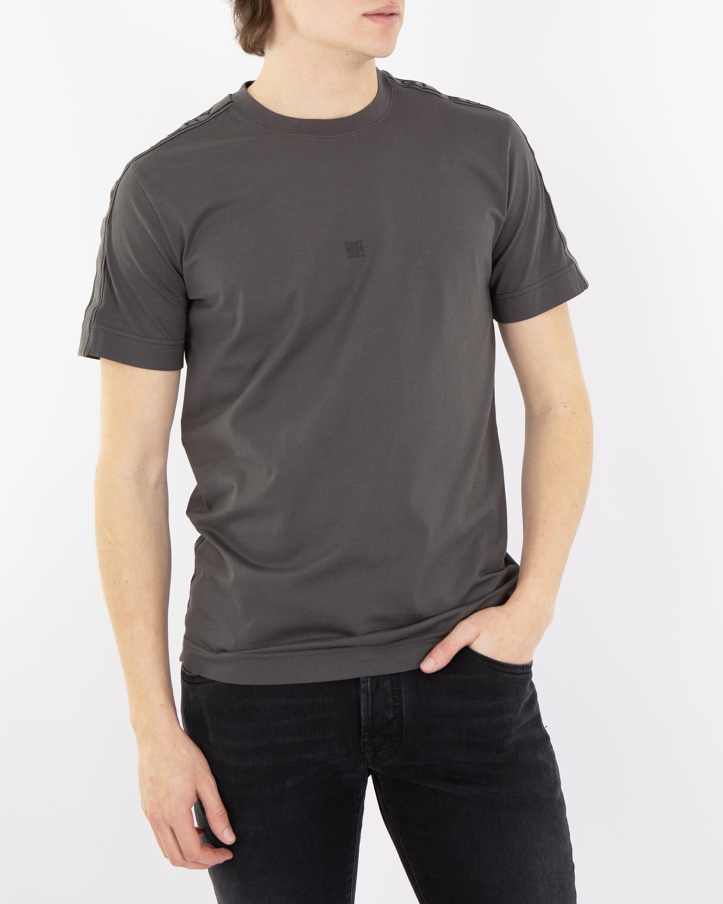 Heren 4G-Motif T-Shirt Grijs